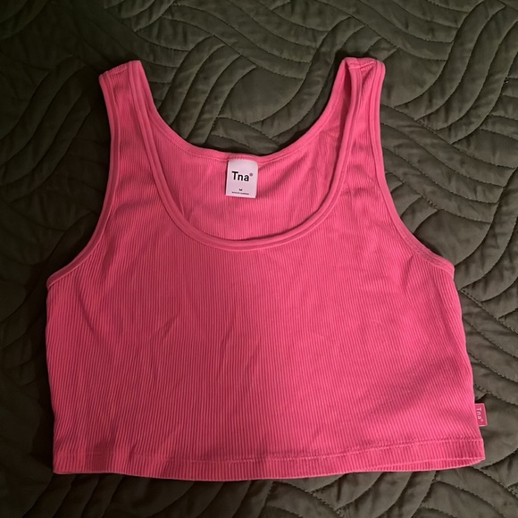 Aritzia Tna Ribbed Cropped Tank - Picture 1 of 4